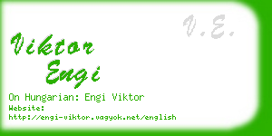viktor engi business card